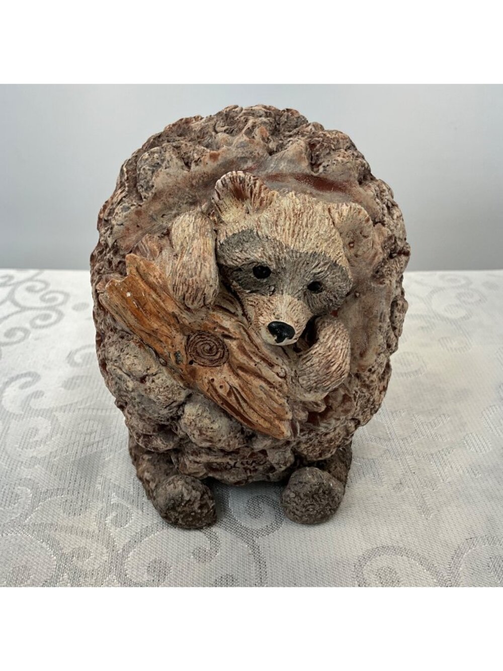 Limited Edition Albert Afaro Jr Raccoon Figurine Decorative Sculpture Made In US